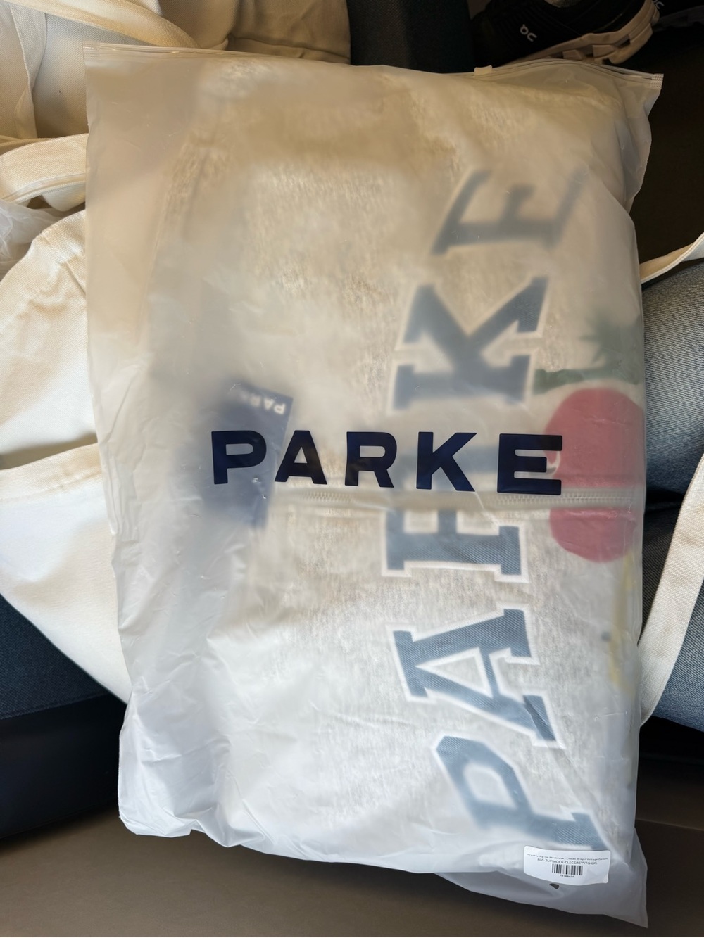 Parke NYC pop up Gray Zip-Front fleece zip Graphic L/XL. This size is sold out! - Picture 5 of 5